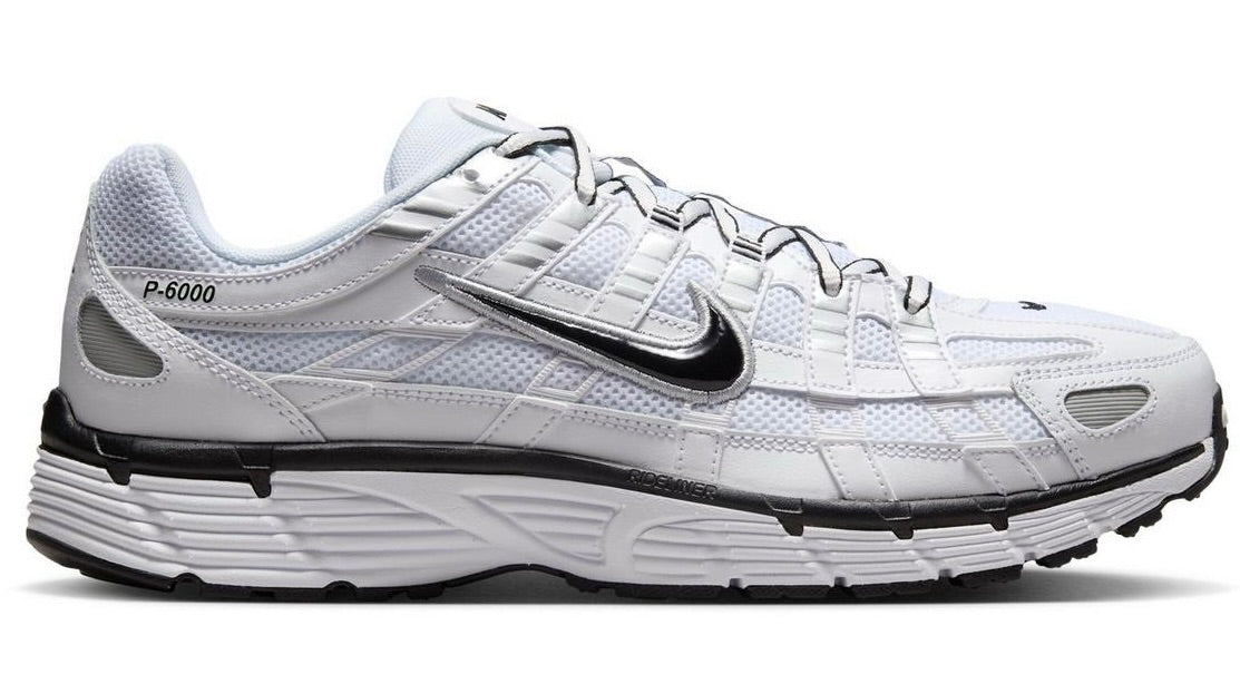 NIKE P-6000 WHITE METALLIC SILVER
