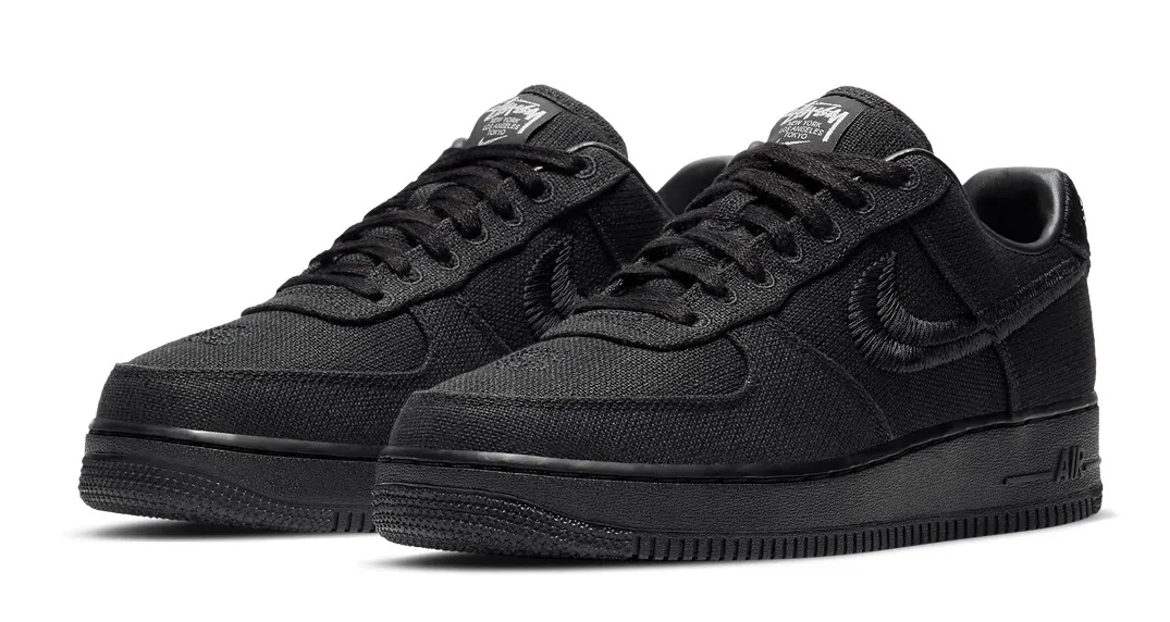 AIR FORCE 1 X STUSSY BLACK