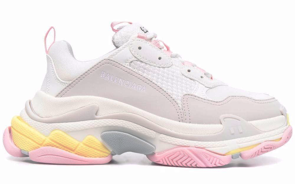 BALENCIAGA TRIPLE S BLANCA/ROSA/AMARILLO