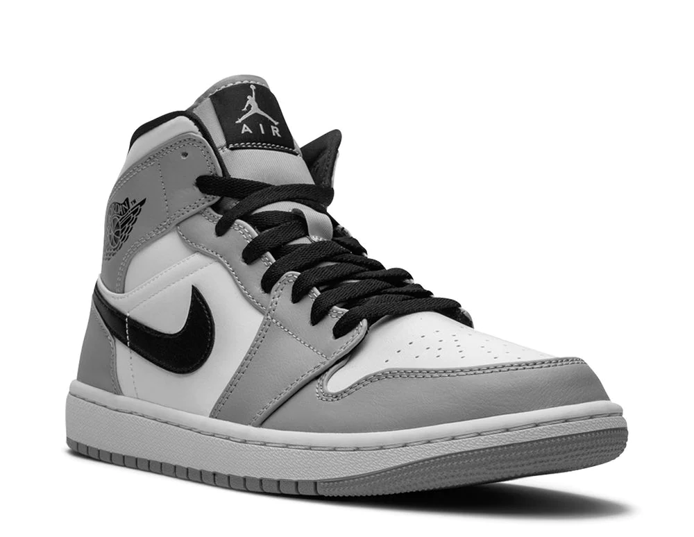 AIR JORDAN 1 MID LIGHT SMOKE GREY