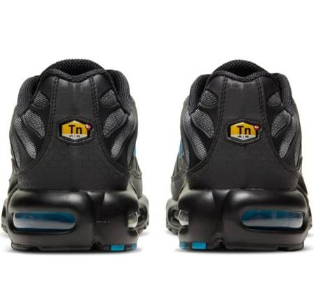 NIKE AIR MAX PLUS "BLACK/LASER BLUE"