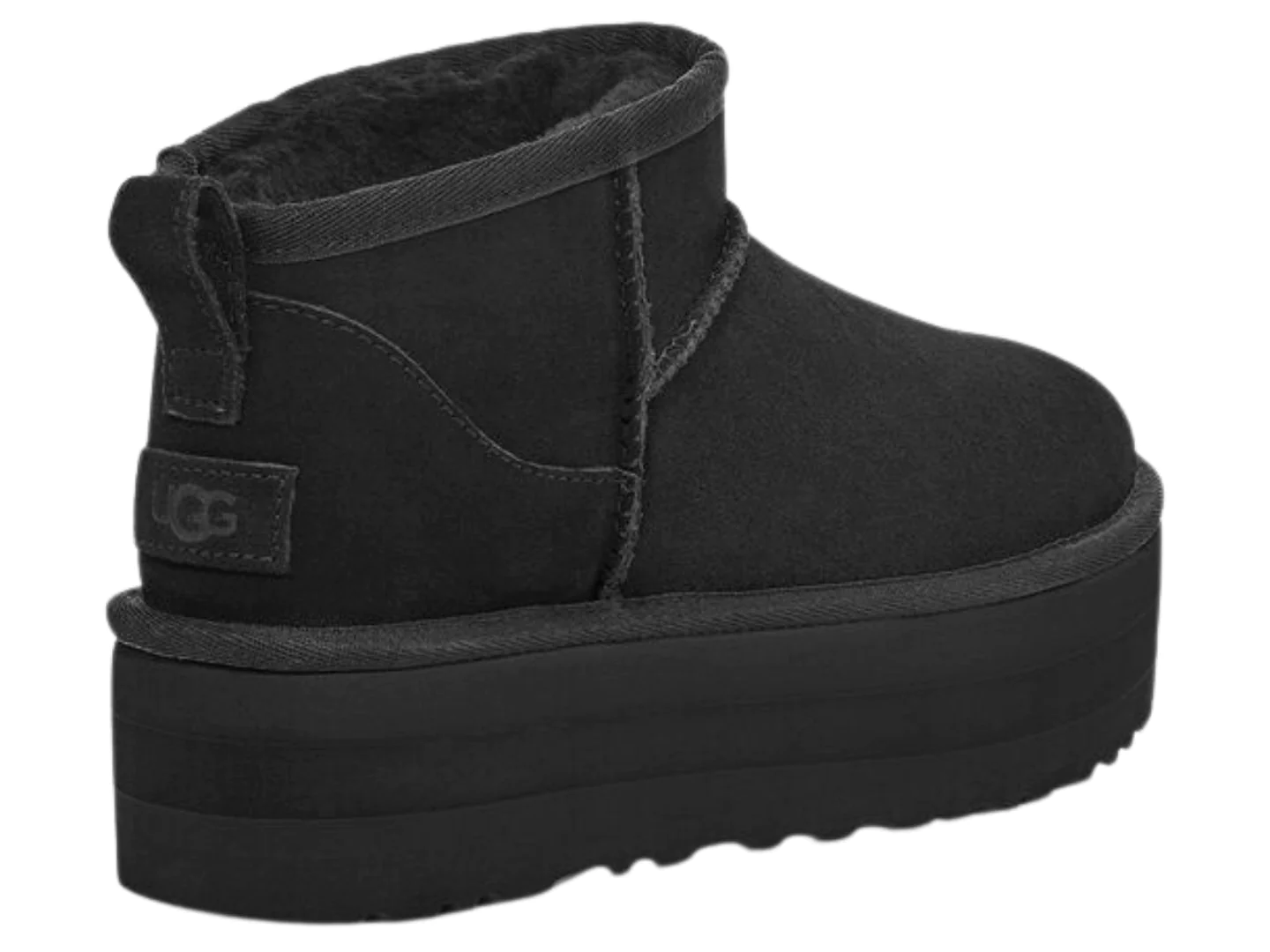 UGG ULTRAMINI PLATAFORMA NEGRO