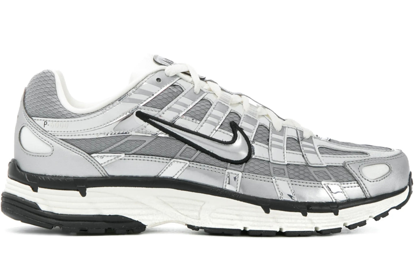 NIKE P-6000 METALLIC SILVER