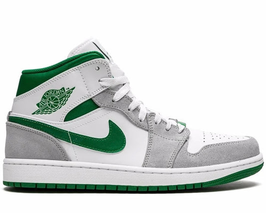 AIR JORDAN 1 MID GREY GREEN