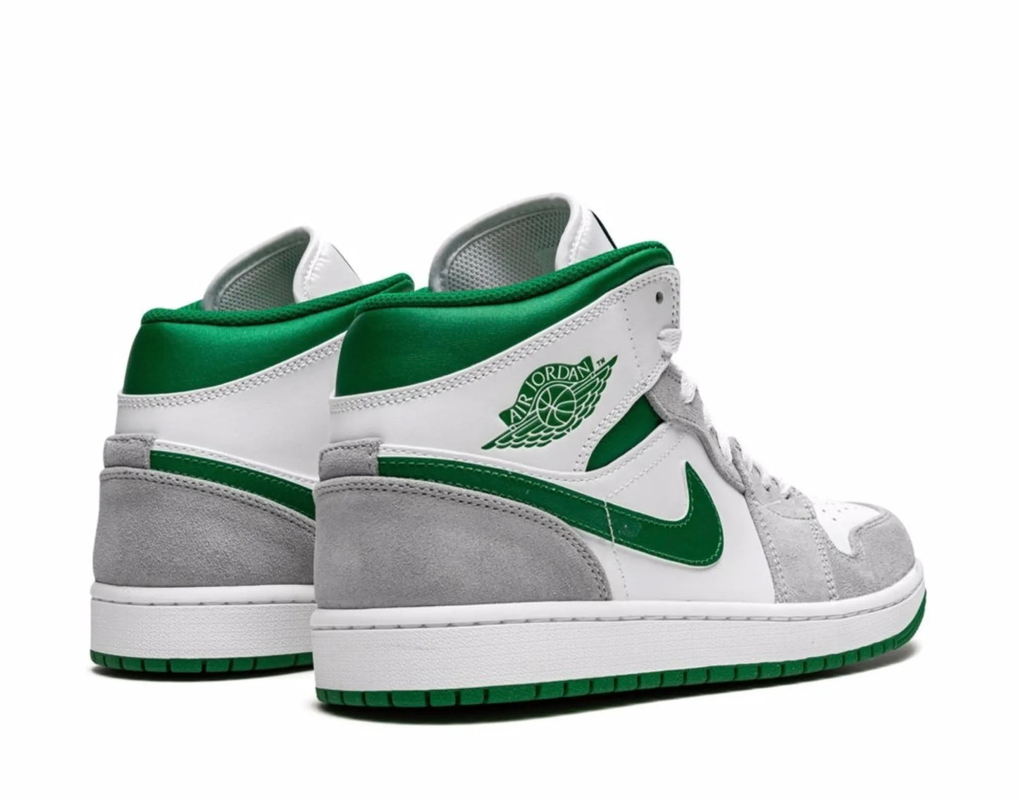 AIR JORDAN 1 MID GREY GREEN