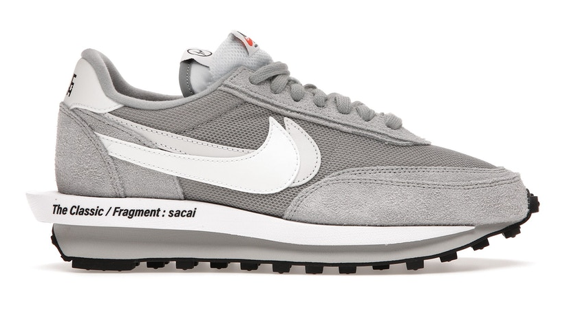 NIKE LD WAFFLE X SACAI X FRAGMENT WOLF GREY