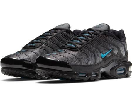 NIKE AIR MAX PLUS "BLACK/LASER BLUE"