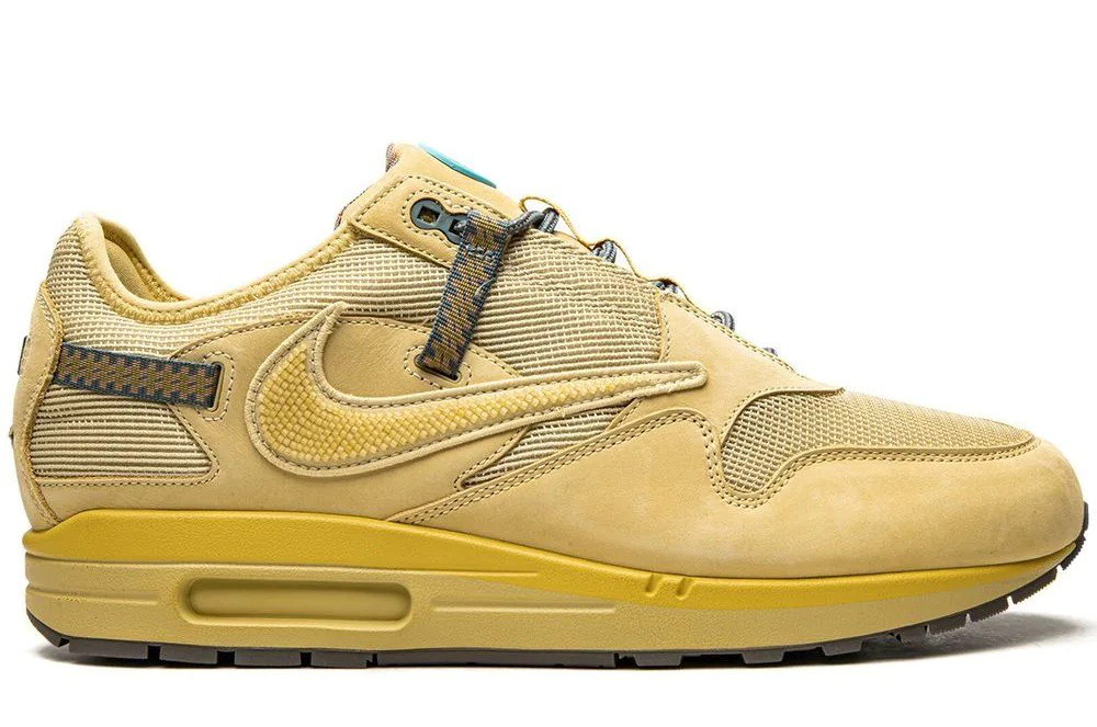 NIKE AIR MAX 1 X TRAVIS SCOTT CJ SATURN GOLD