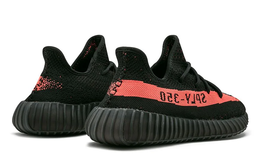 ADIDAS YEEZY 350 V2 CORE BLACK RED