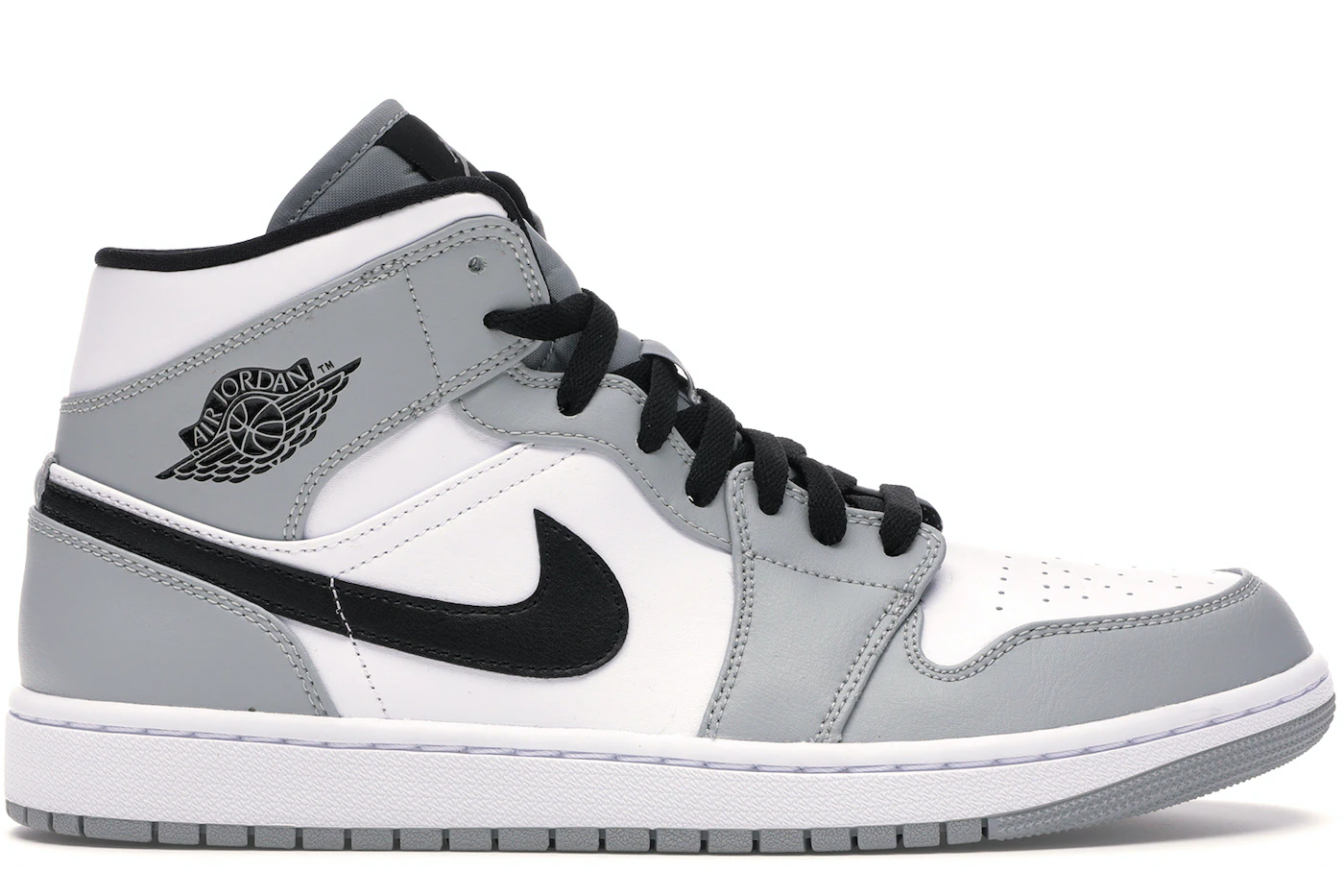 AIR JORDAN 1 MID LIGHT SMOKE GREY