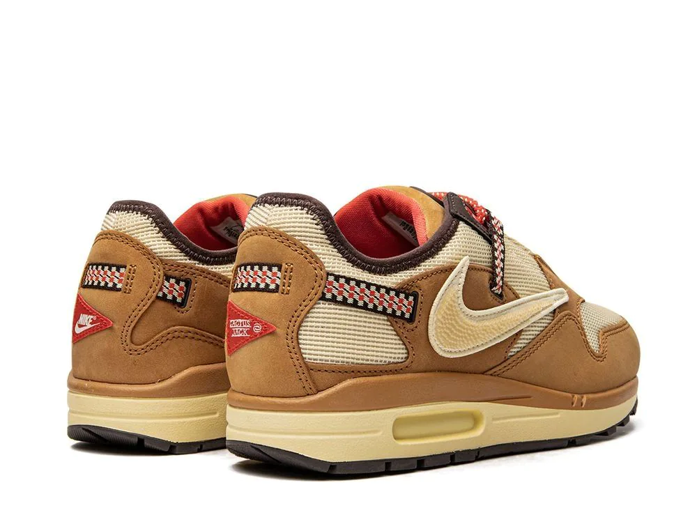 NIKE AIR MAX 1 X TRAVIS SCOTT CJ WHEAT LEMON