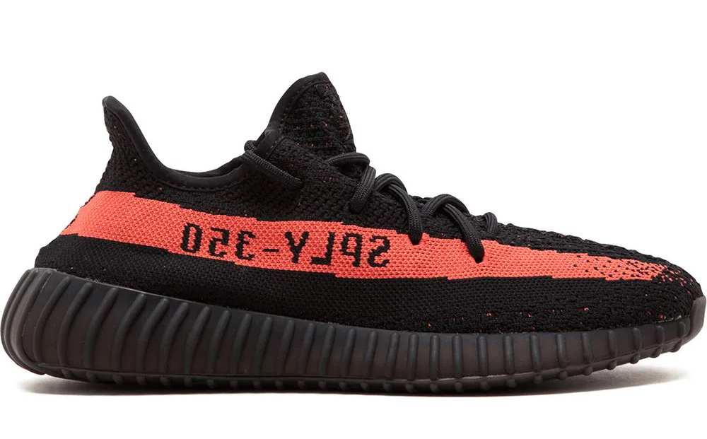 ADIDAS YEEZY 350 V2 CORE BLACK RED