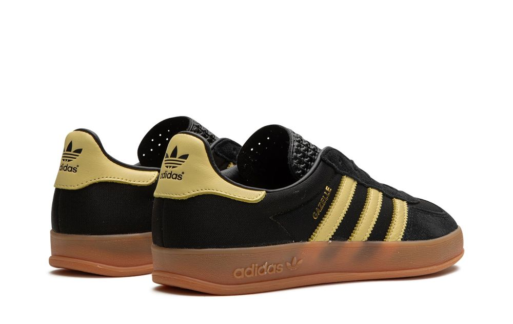 ADIDAS GAZELLE INDOOR CORE BLACK/YELLOW