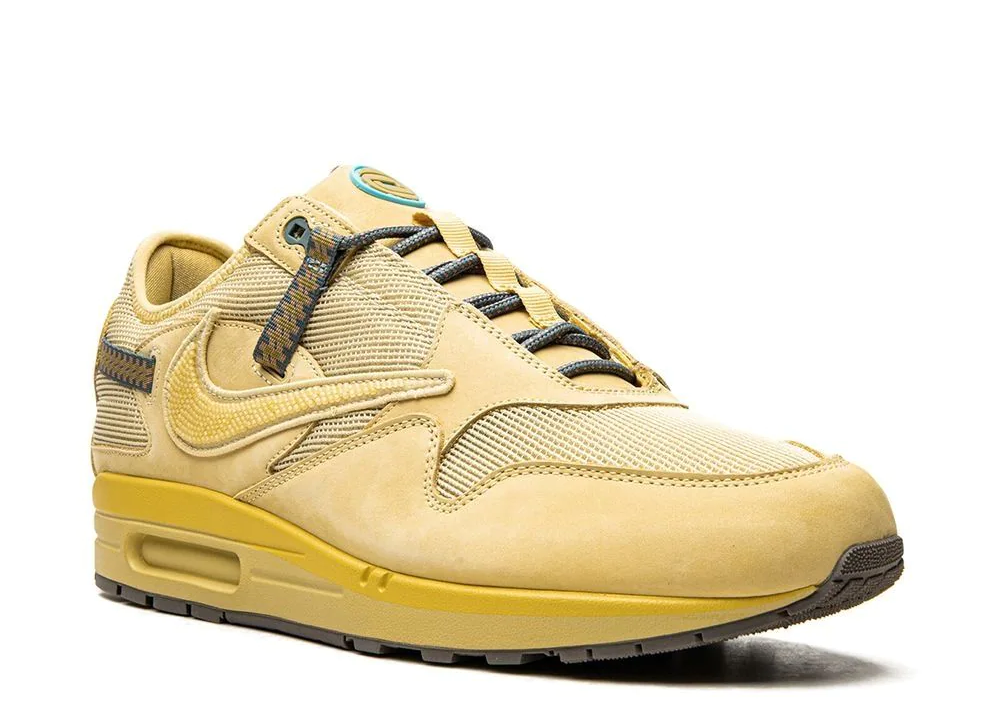 NIKE AIR MAX 1 X TRAVIS SCOTT CJ SATURN GOLD