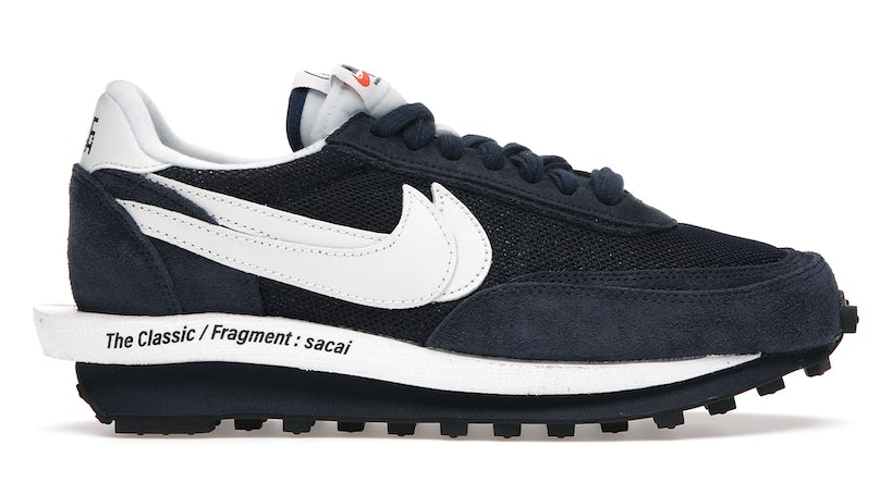 NIKE LD WAFFLE X SACAI FRAGMENT DESIGN BLUE VOID